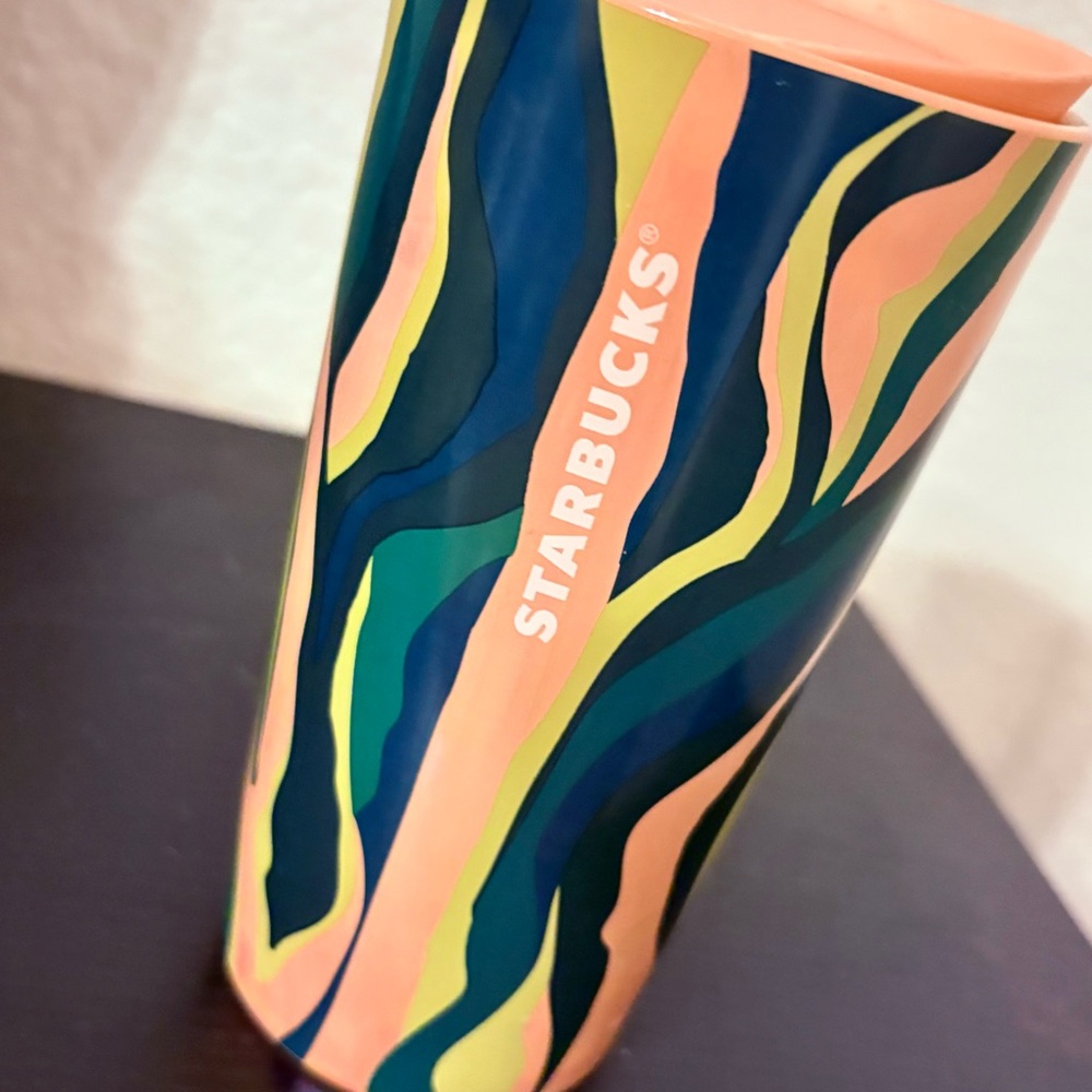 Starbucks Multicolor Wave Tumbler 12 oz